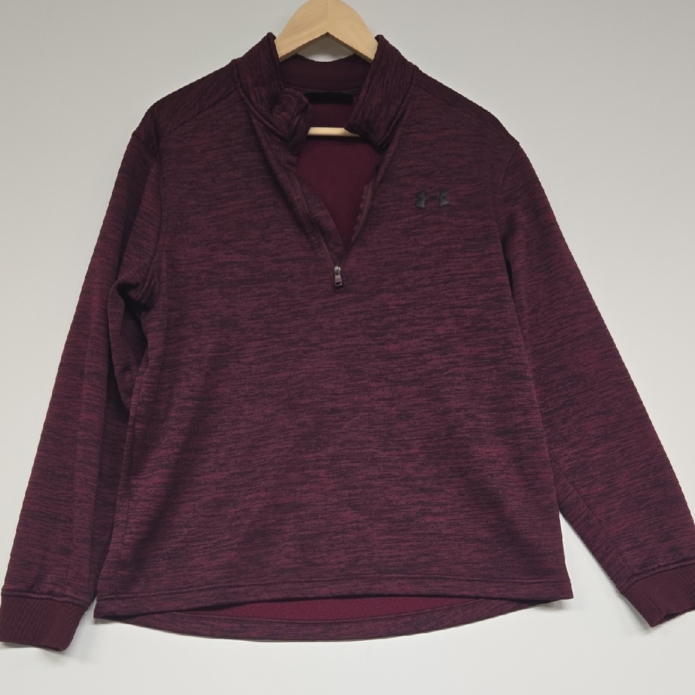Under Armour Burgundy Quarter-Zip Pullover